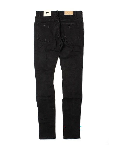 mnml（ミニマル） ジーンズ mnml「ミニマル」-X165 PAISLEY SKINNY FIT