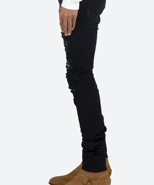 mnml（ミニマル） ジーンズ mnml「ミニマル」-X165 PAISLEY SKINNY FIT