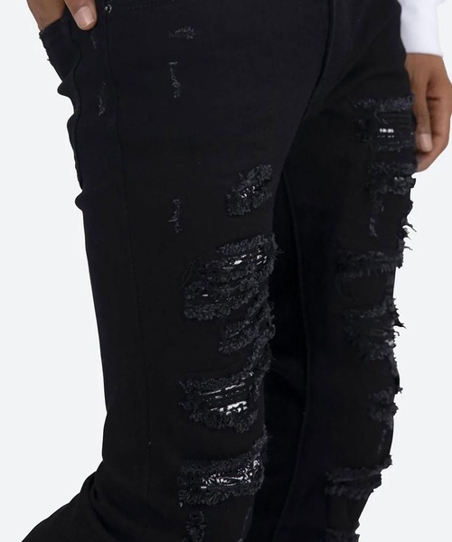 mnml（ミニマル） ジーンズ mnml「ミニマル」-X165 PAISLEY SKINNY FIT