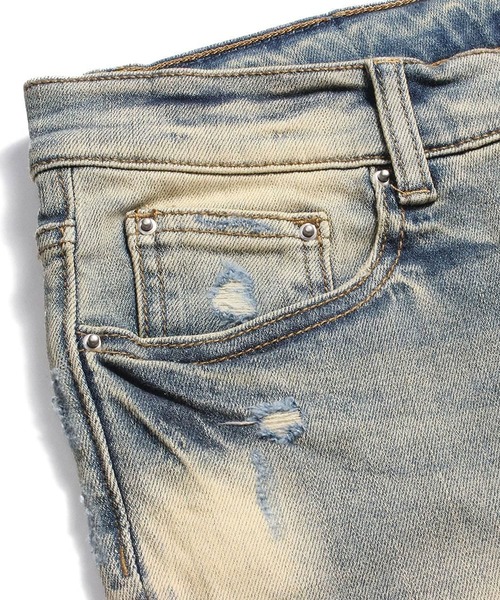 mnml（ミニマル） ジーンズ mnml「ミニマル」-X165 PAISLEY SKINNY FIT