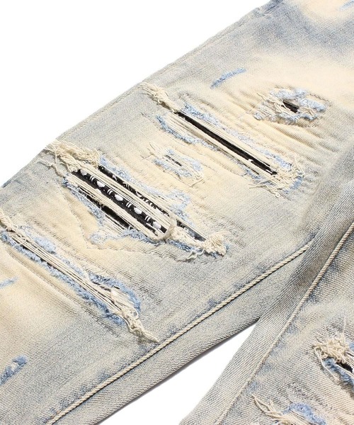mnml（ミニマル） ジーンズ mnml「ミニマル」-X165 PAISLEY SKINNY FIT