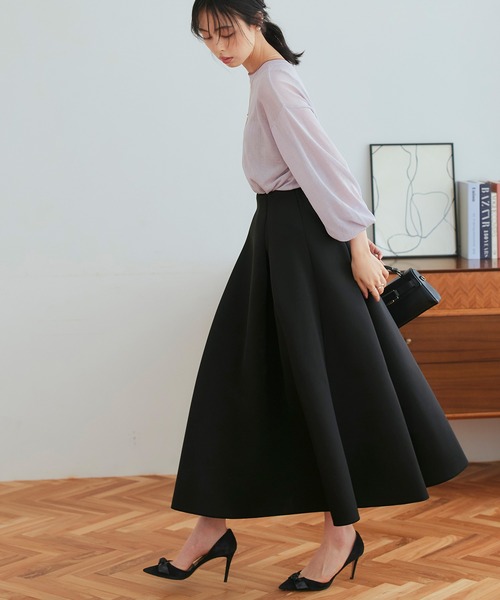 「RUIRUE BOUTIQUE」 フレアスカート M ブルー レディース_画像4