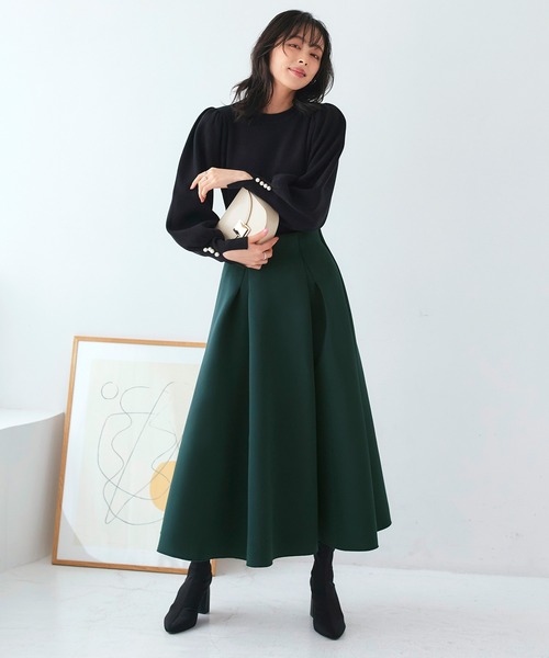 「RUIRUE BOUTIQUE」 フレアスカート M ブルー レディース_画像6