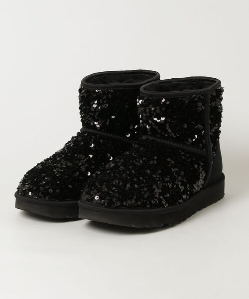 UGG ブラック ショートブーツ UGG Australia（アグオーストラリア） 「UGG」 ショートブーツ 24cm