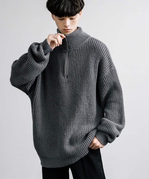 「Rocky Monroe」 長袖ニット X-LARGE ブラウン メンズ_画像2