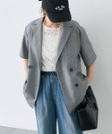 tシャツ 半袖 ストレッチレースTシャツ レディースの詳細画像4