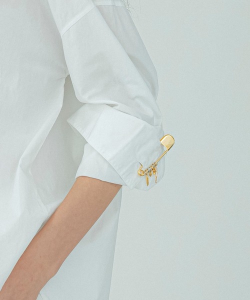 ネックレス LAPUIS(ラピュイ)Coil charm pin necklace レディース_3
