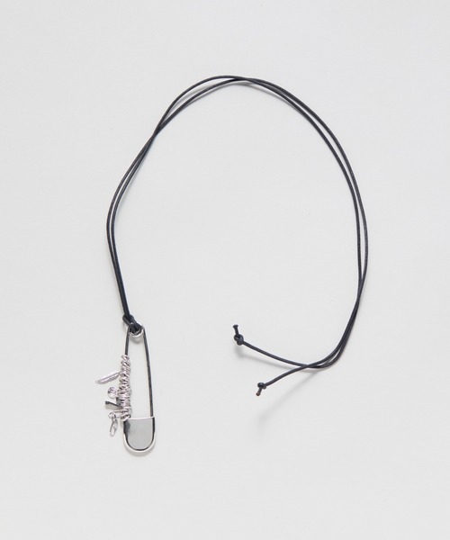 ネックレス LAPUIS(ラピュイ)Coil charm pin necklace レディース_12