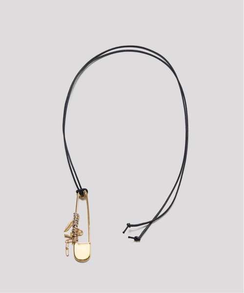 ネックレス LAPUIS(ラピュイ)Coil charm pin necklace レディース_13