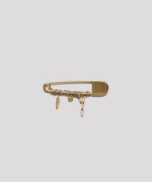 ネックレス LAPUIS(ラピュイ)Coil charm pin necklace レディース_14