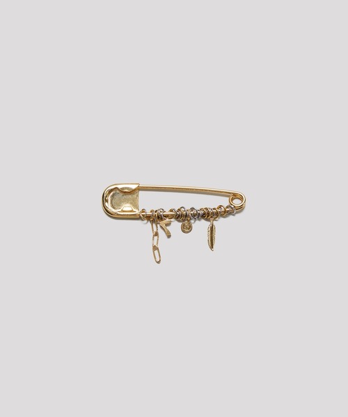 ネックレス LAPUIS(ラピュイ)Coil charm pin necklace レディース_15