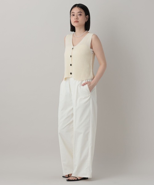 ベスト ジレ ニットベスト レディースの画像