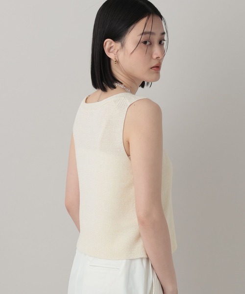 ベスト ジレ ニットベスト レディースの画像