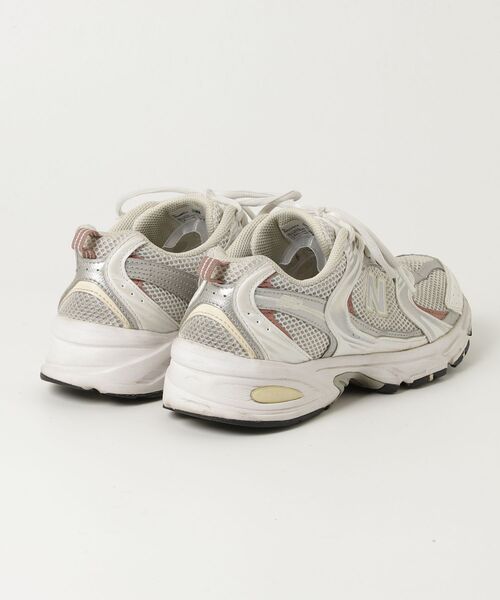 「New Balance」 ローカットスニーカー 25.5cm ホワイト レディース_画像2