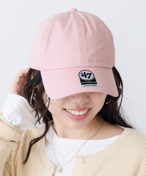 キャップ 帽子 90s Tea On The Trip 企業 ピンク 極美品 47（フォーティーセブン） キャップ 帽子 「'47×MICA＆DEAL」別注