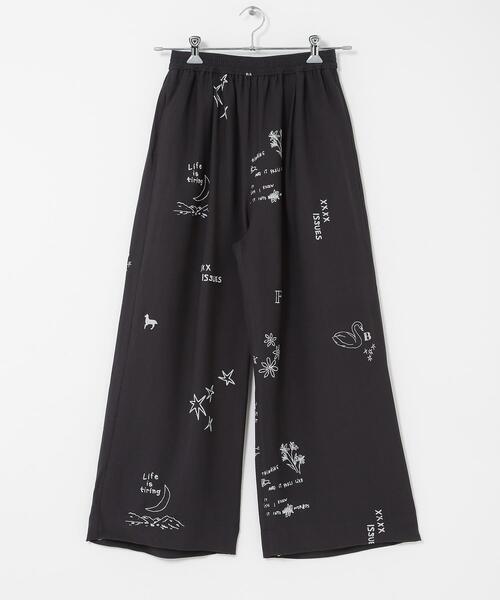 たつさん専用 KBF（ケービーエフ） パンツ TATTOOワイドイージーパンツ レディース