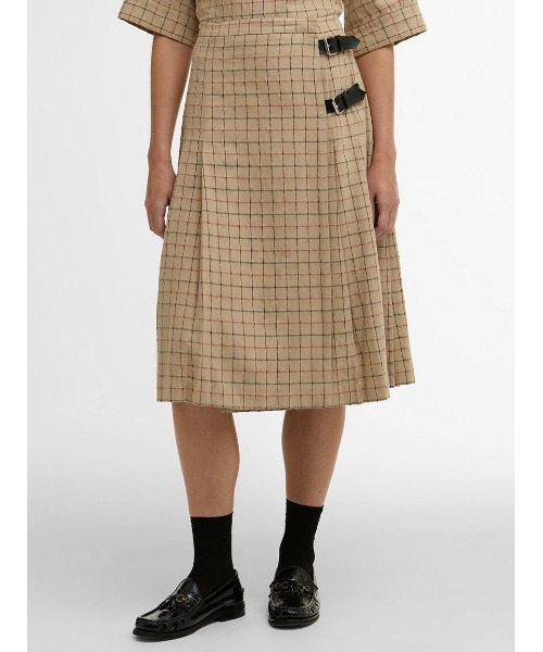 Barbour（バブアー） スカート Hollingtonタータン ミディスカート