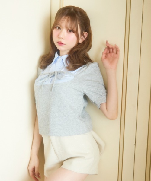 TITTY＆CO.（ティティーアンドコー） tシャツ 半袖 ストライプシャツ