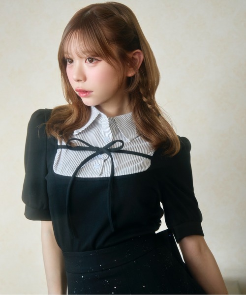 TITTY＆CO.（ティティーアンドコー） tシャツ ストライプシャツ