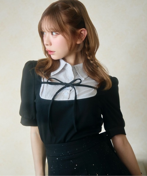 TITTY＆CO.（ティティーアンドコー） tシャツ ストライプシャツ
