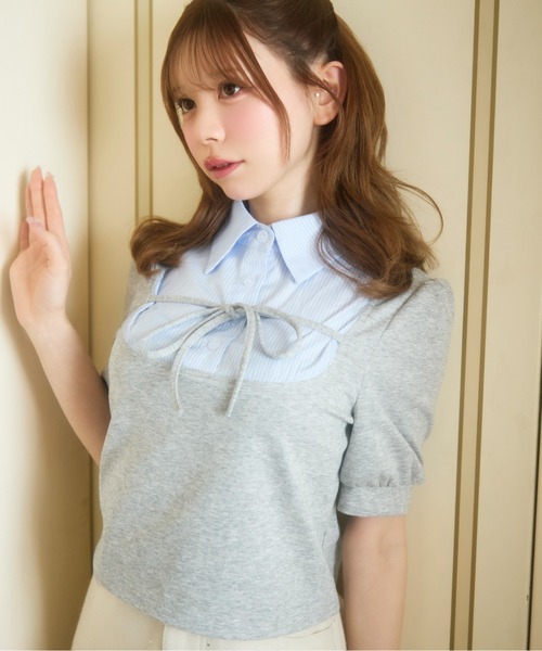TITTY＆CO.（ティティーアンドコー） tシャツ ストライプシャツ