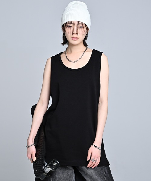 ADRER（アドラー） タンクトップ Punch Layered Oversize Tank Top