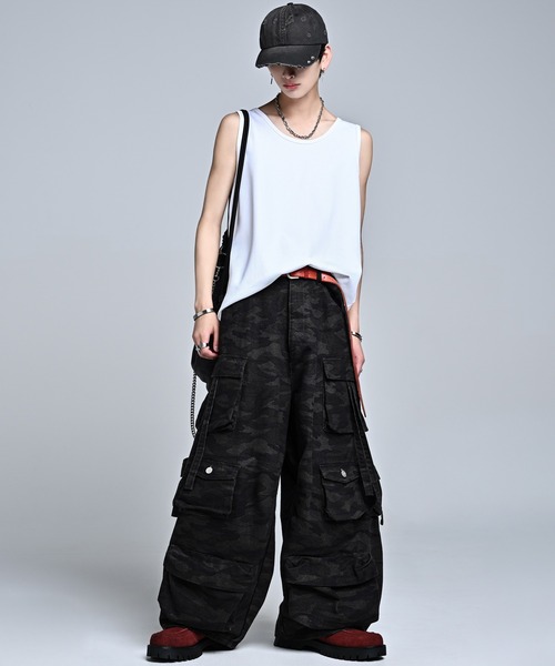 ADRER（アドラー） タンクトップ Punch Layered Oversize Tank Top