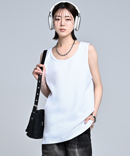 ADRER（アドラー） タンクトップ Punch Layered Oversize Tank Top
