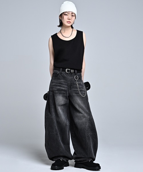ADRER（アドラー） タンクトップ Punch Layered Oversize Tank Top