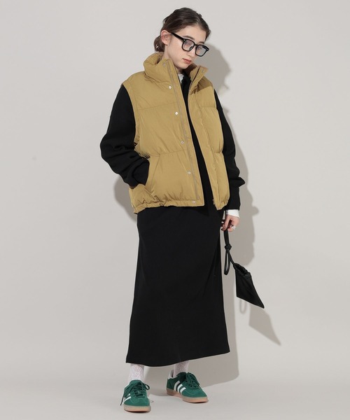 「GEORGE'S」 長袖ワンピース MEDIUM モカ レディース_画像4