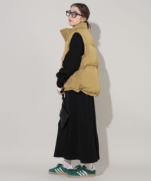 「GEORGE'S」 長袖ワンピース MEDIUM モカ レディース_画像7