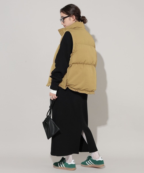 「GEORGE'S」 長袖ワンピース MEDIUM モカ レディース_画像8