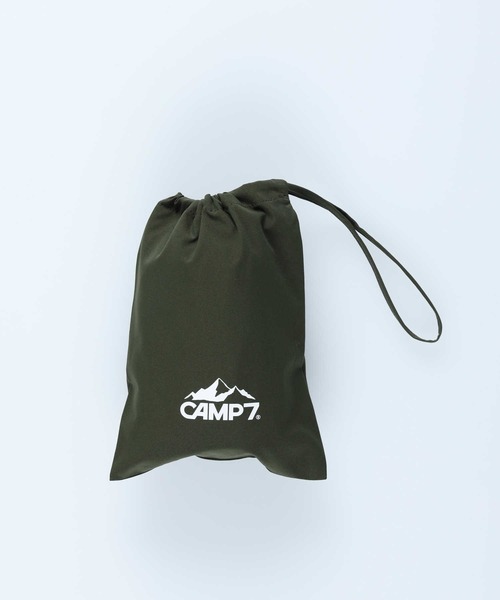 「CAMP7」 半袖ワンピース M カーキブラウン レディース_画像5