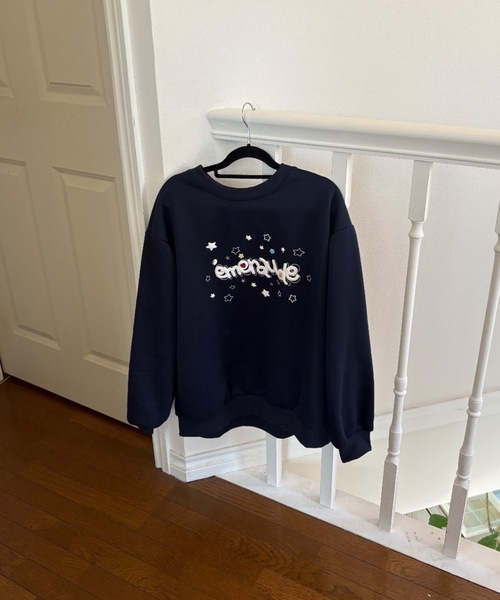 「Birthday room」 スウェットカットソー FREE グレー レディース_画像4