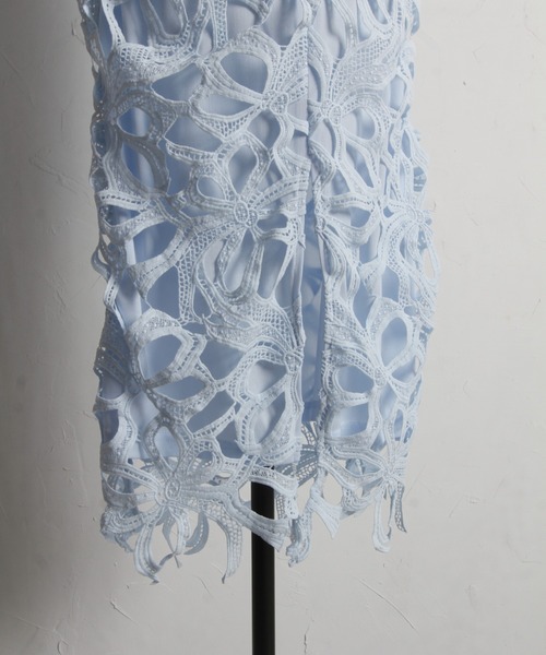 「tocco closet」 スカート M クリアブルー レディース_画像7
