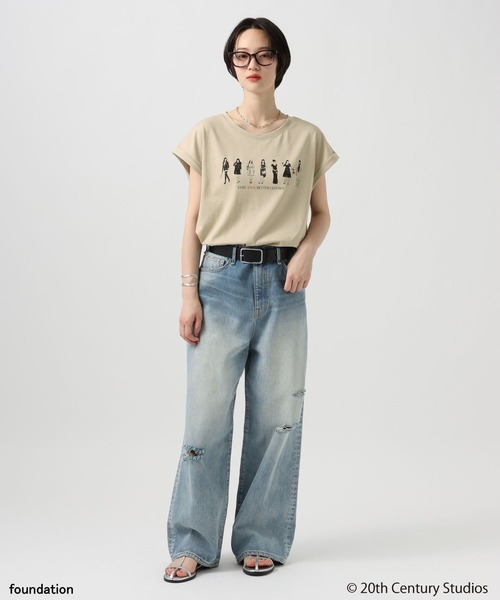 tシャツ 「プラダを着た悪魔」フレンチスリーブTシャツ レディースの画像