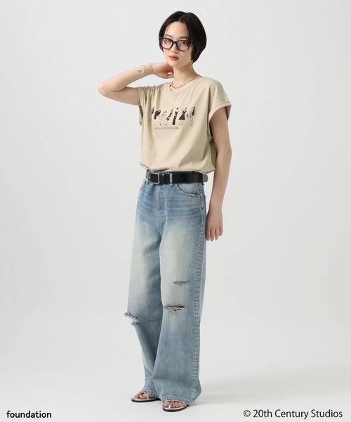 tシャツ 「プラダを着た悪魔」フレンチスリーブTシャツ レディースの画像