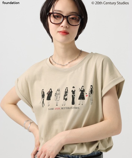 tシャツ 「プラダを着た悪魔」フレンチスリーブTシャツ レディースの画像