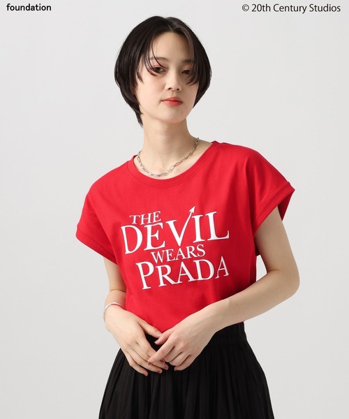 tシャツ 「プラダを着た悪魔」フレンチスリーブTシャツ レディースの画像