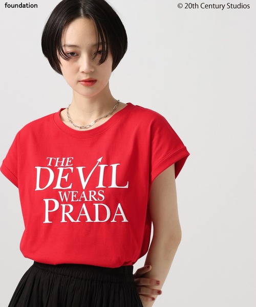 tシャツ 「プラダを着た悪魔」フレンチスリーブTシャツ レディースの画像
