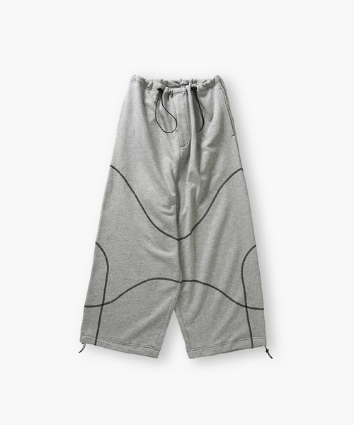 「Aphlotus」 スウェットパンツ LARGE アッシュグレー メンズ_画像2