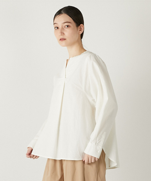 「MELROSE claire」 長袖ブラウス FREE ネイビー レディース_画像2