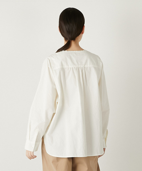「MELROSE claire」 長袖ブラウス FREE ネイビー レディース_画像4