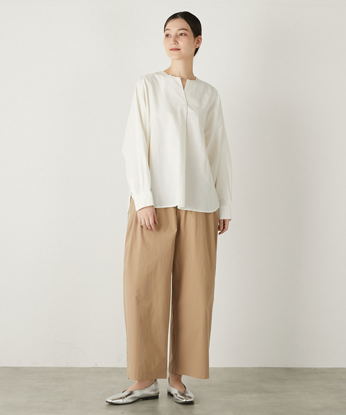 「MELROSE claire」 長袖ブラウス FREE ネイビー レディース_画像6