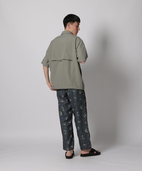 「NUMERALS」 半袖シャツ MEDIUM カーキ メンズ_画像9