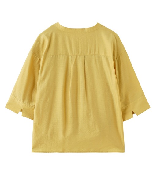 「ROSE BUD」 7分袖ブラウス ONE SIZE パープル レディース_画像2