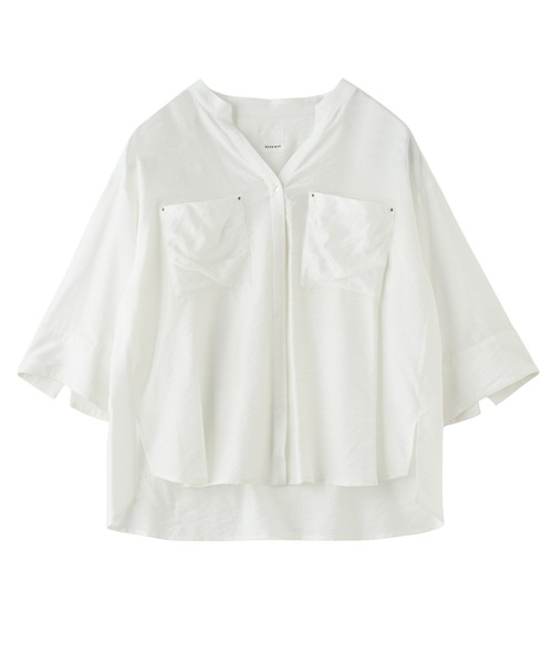 「ROSE BUD」 7分袖ブラウス ONE SIZE パープル レディース_画像8