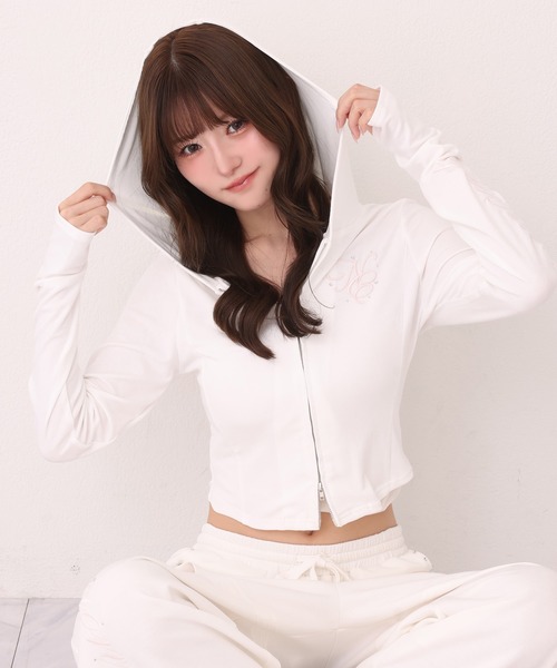 one after another NICE CLAUP パーカー uvカット 冷感 「UVカット