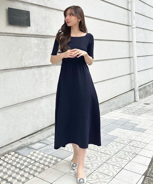 「KOBE LETTUCE」 ノースリーブワンピース M ブラック レディース_画像8