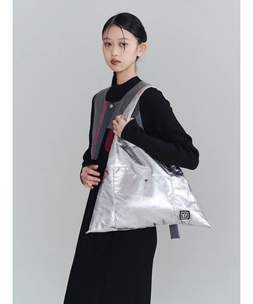 UN3D. ウェーブデザイン トートバッグ UN3D.（アンスリード） トートバッグ 2WAY PADDED TRIANGLE BAG / 2